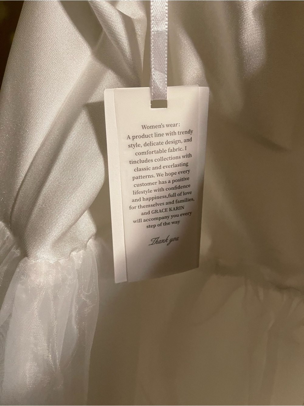 Grace Karin White Tulle Petticoat Slip - Picture 3 of 6
